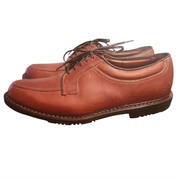 Allen Edmomds Size 12 D 1951 Wilbert Comfort Lace Up Made In USA Leather Brown - Picture 3 of 10